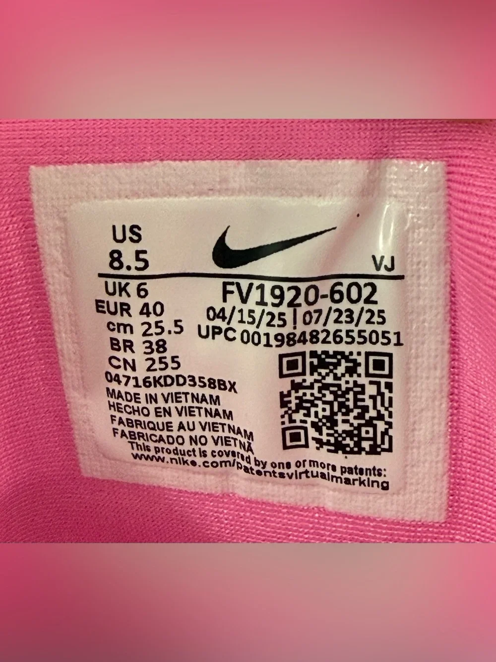 Nike Air Max Muse Sneakers Pink Spell FV1920-602 Womens Sizes